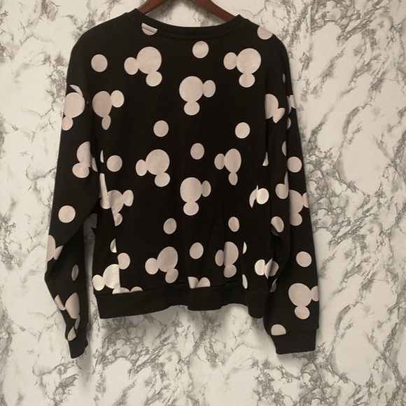 Disney Mickey Mouse Graphic Sweatshirt With Red Sequin Letters Size XXL - Picture 8 of 9